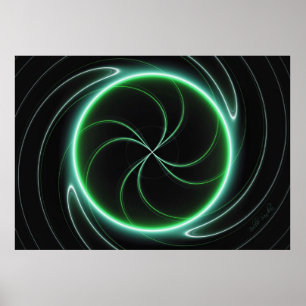 Affiche et copie chanceuses d'énergie
