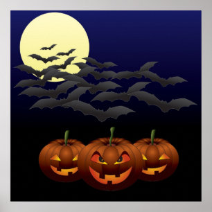Affiche et copie de Halloween troisième