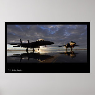 Affiche F-15 Strike Eagles