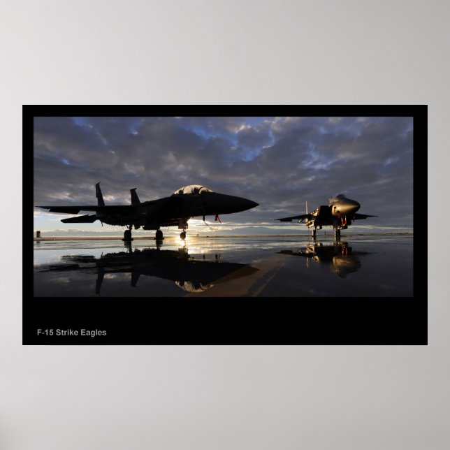Affiche F-15 Strike Eagles (Devant)