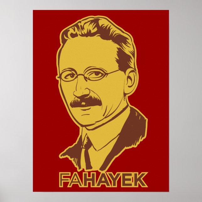 Affiche FA Hayek (Devant)