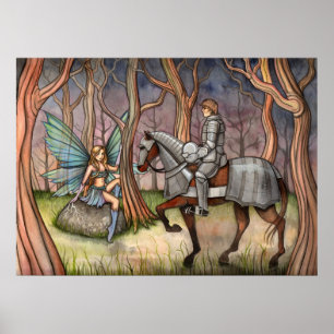 Affiche Fairy and Knight par Molly Harrison