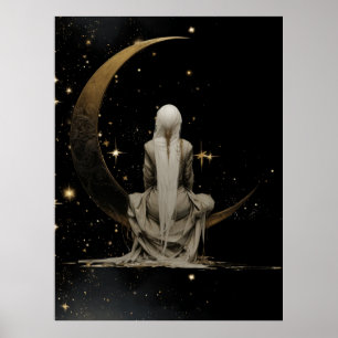 Affiche FD2 Enchanted 3 Crescent Moon Goddess