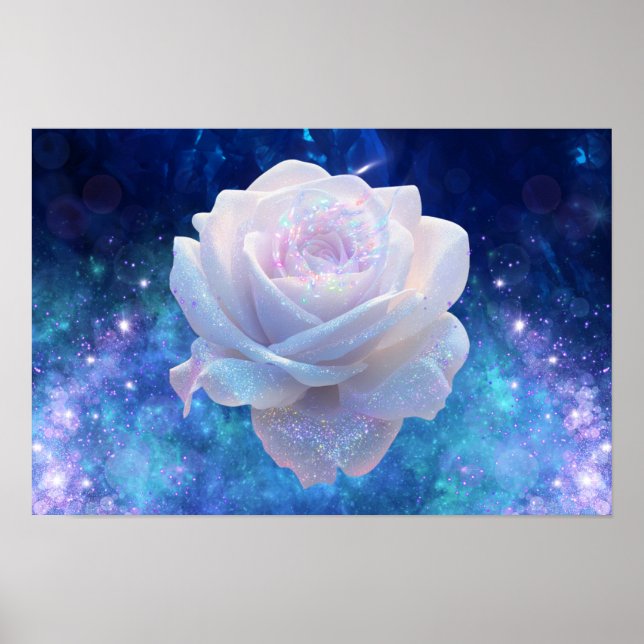 Affiche Fleur Cosmique (Devant)