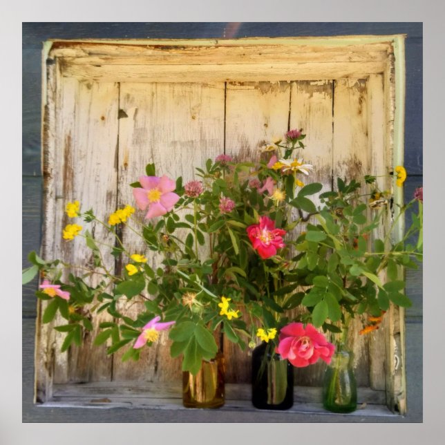 Affiche fleur sauvage (Devant)