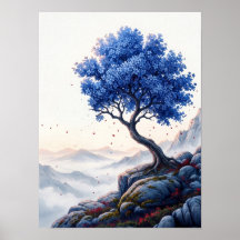 Affiche florale minimaliste