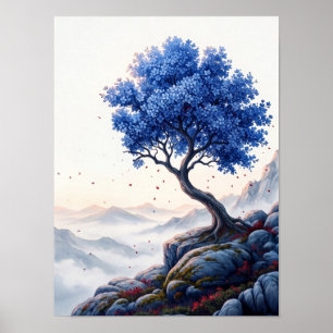 Affiche florale minimaliste