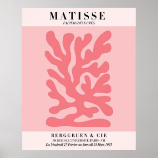 Affiche florale rose pastel | Art mural de style M