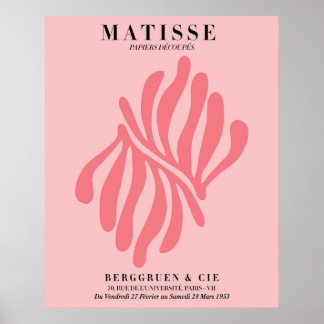 Affiche florale rose pastel | Art mural de style M