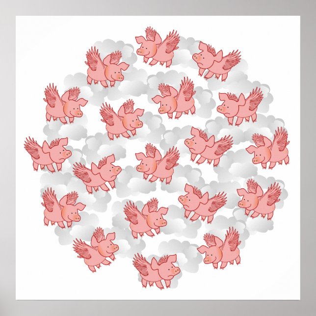 Affiche Flying Pigs (Devant)