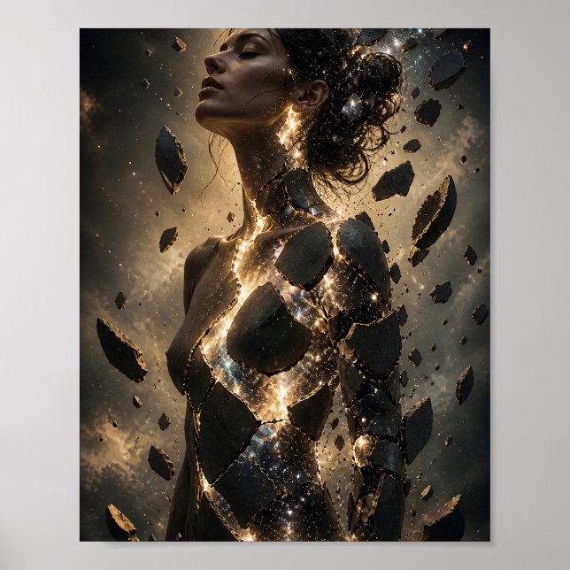 Affiche Fracturé dans l'infini (Devant)