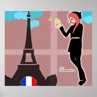 Affiche Française pour filles