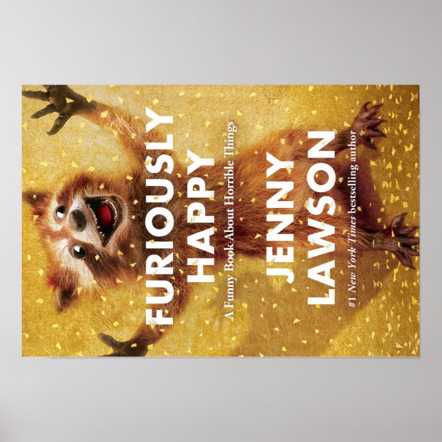 Affiche furieusement heureuse (Devant)