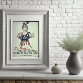 Affiche Glacée Soyez Patriote