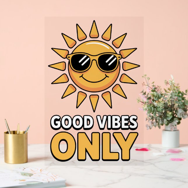 Affiche Good Vibes Only (Mariage)