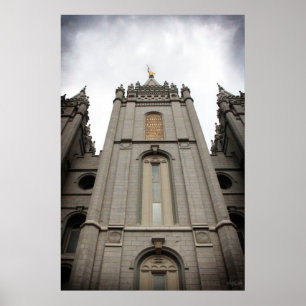 Affiche grand format du temple LDS Salt Lake City,