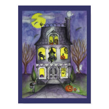 Affiche Haunted House Halloween
