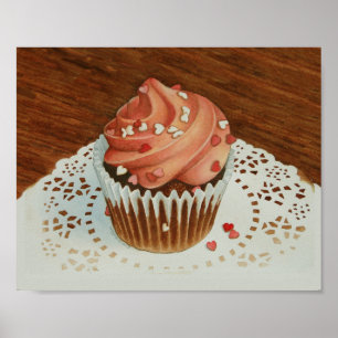 Affiche Hello Cupcake