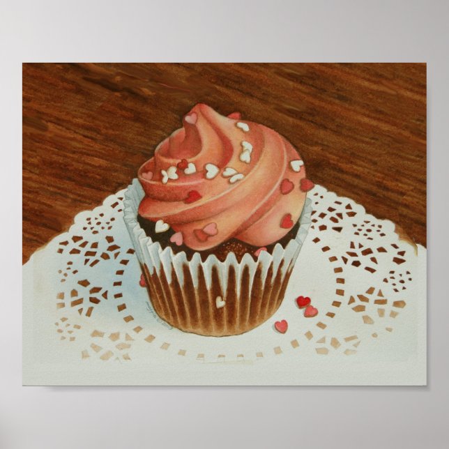 Affiche Hello Cupcake (Devant)