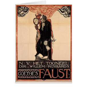 Affiche historique de Faust