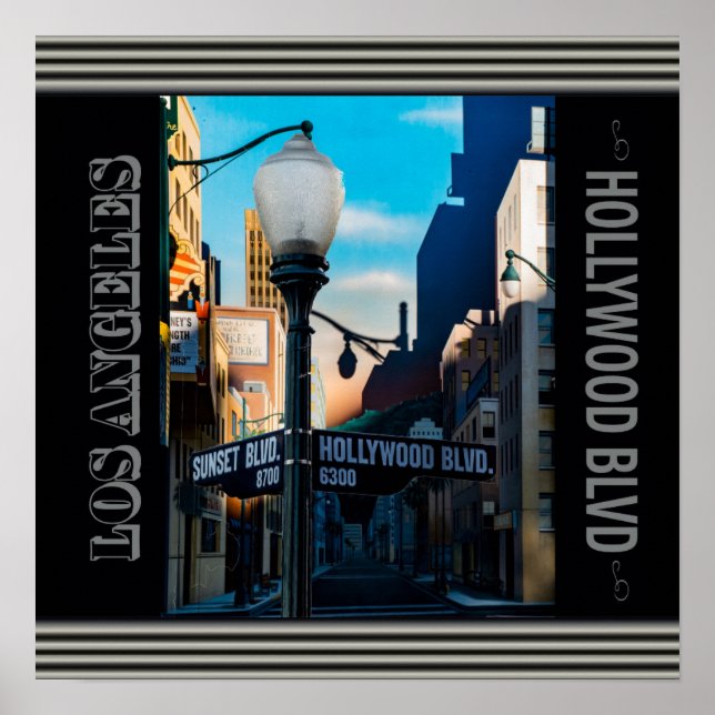Affiche Hollywood Blvd. Affiche (Devant)