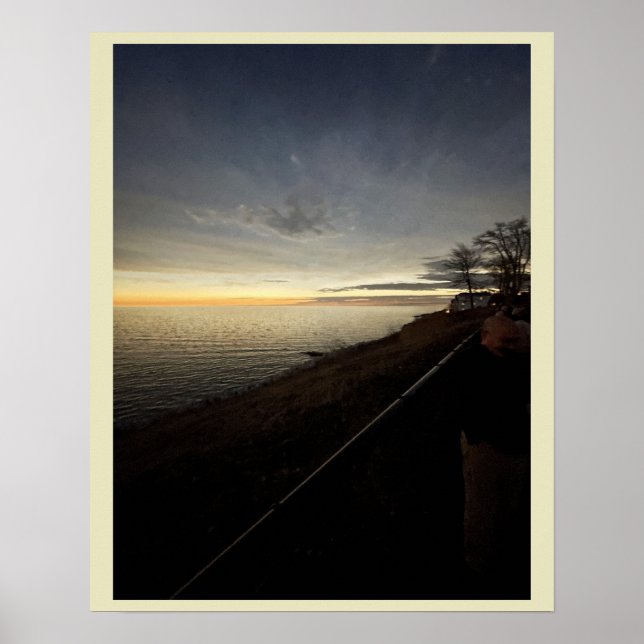 Affiche Horizon sur le lac Érié (Devant)