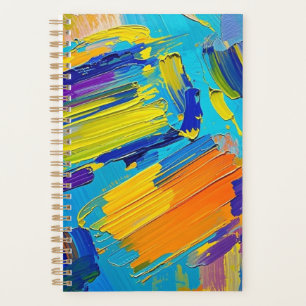 Affiche impressionnante design d'art abstrait