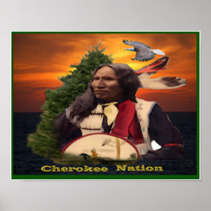 Affiche indienne de Cherokee