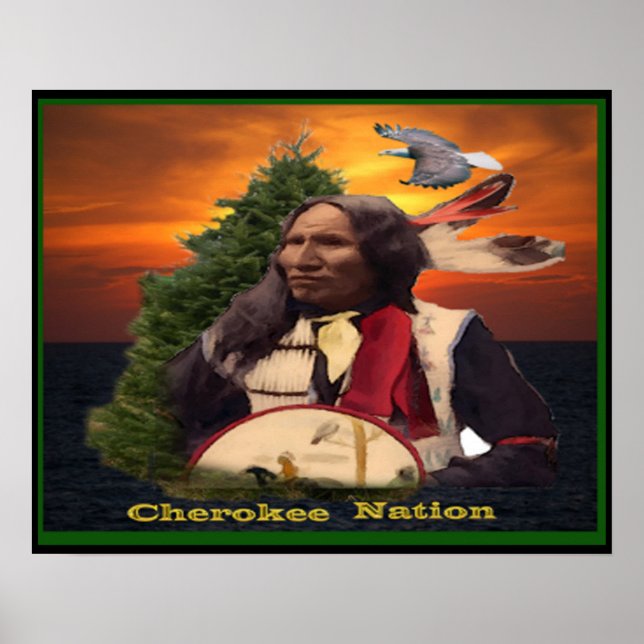 Affiche indienne de Cherokee (Devant)