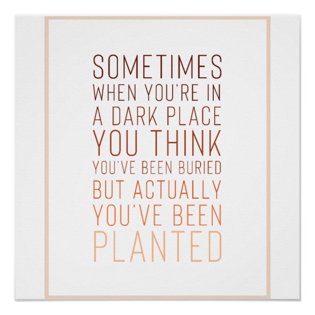 Affiche inspirante (Devant)