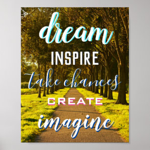 Affiche inspirante