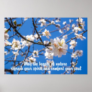 Affiche inspirante Arbre de Fleurs