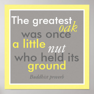 affiche inspirante citation proverbe bouddhiste