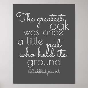 affiche inspirante citation proverbe bouddhiste