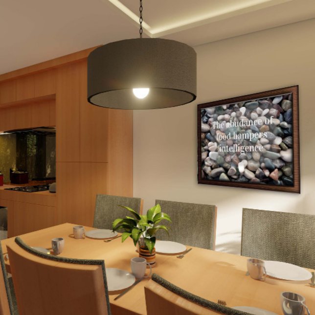 Affiche inspirante de sagesse du renseignement (Créateur téléchargé)