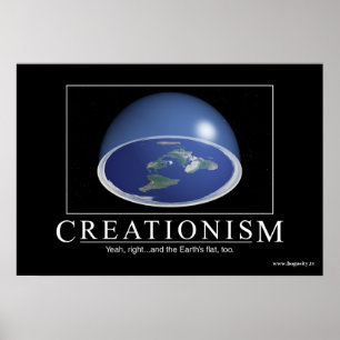 Affiche inspirée de "créationisme" (l'ONU)