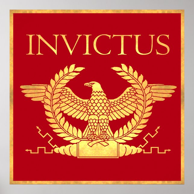 Affiche Invictus Gold antique (Devant)