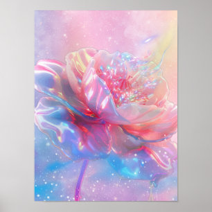Affiche Iridescent Bloom