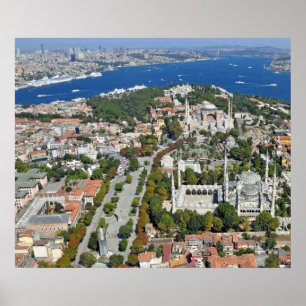 Affiche : Istanbul - Sultanahmet et Bosphorus