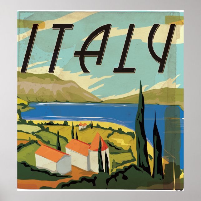 Affiche italienne vintage (Devant)