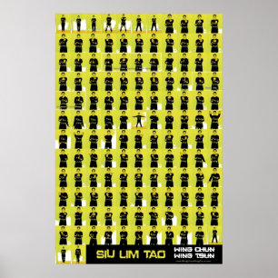 Affiche jaune de SIU Lim Tao