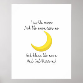 Affiche Je vois la Lune