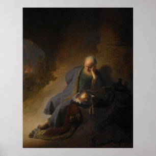 Affiche Jérémie Rembrandt