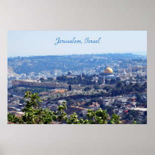 Affiche Jérusalem, Israël