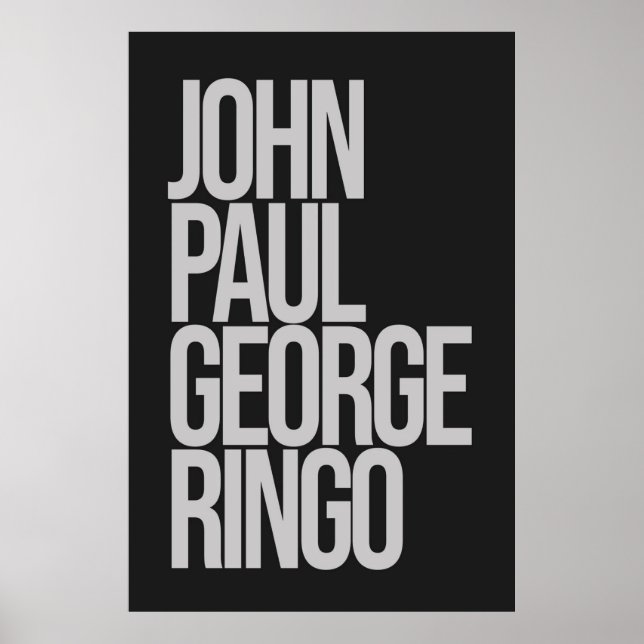 Affiche John Paul George Ringo (Devant)