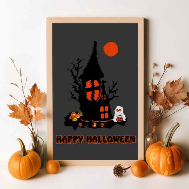 Affiche Joyeux Halloween (Créateur téléchargé)