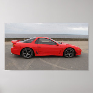 Affiche jumelle 2 de Mitsubishi GTO 3L Turbo