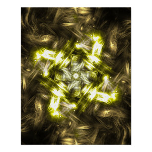 Affiche Kaliverse Fluid Fractal #01