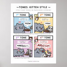 Affiche Kitteh-Tones