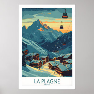 Affiche La Plagne France 1